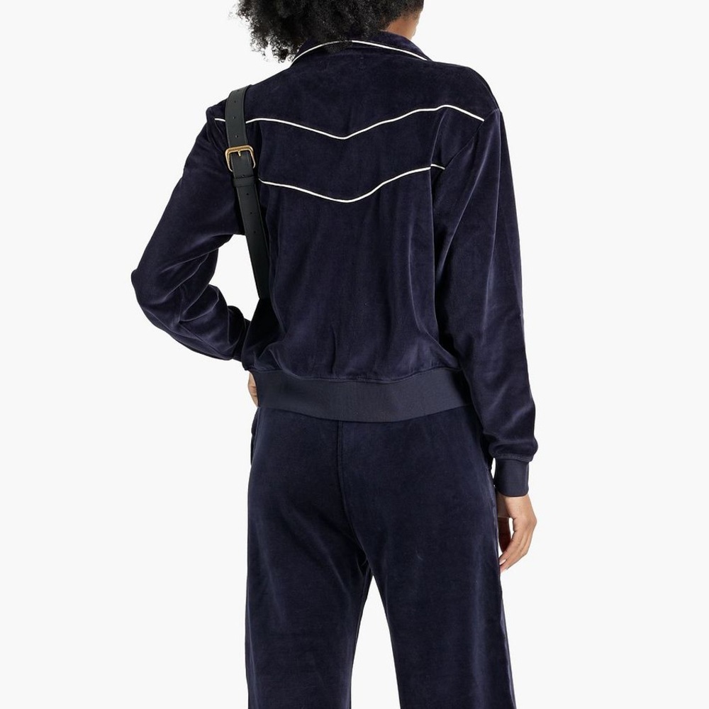 Nili Lotan Andreas Velour Track Jacket - Picture 2 of 12
